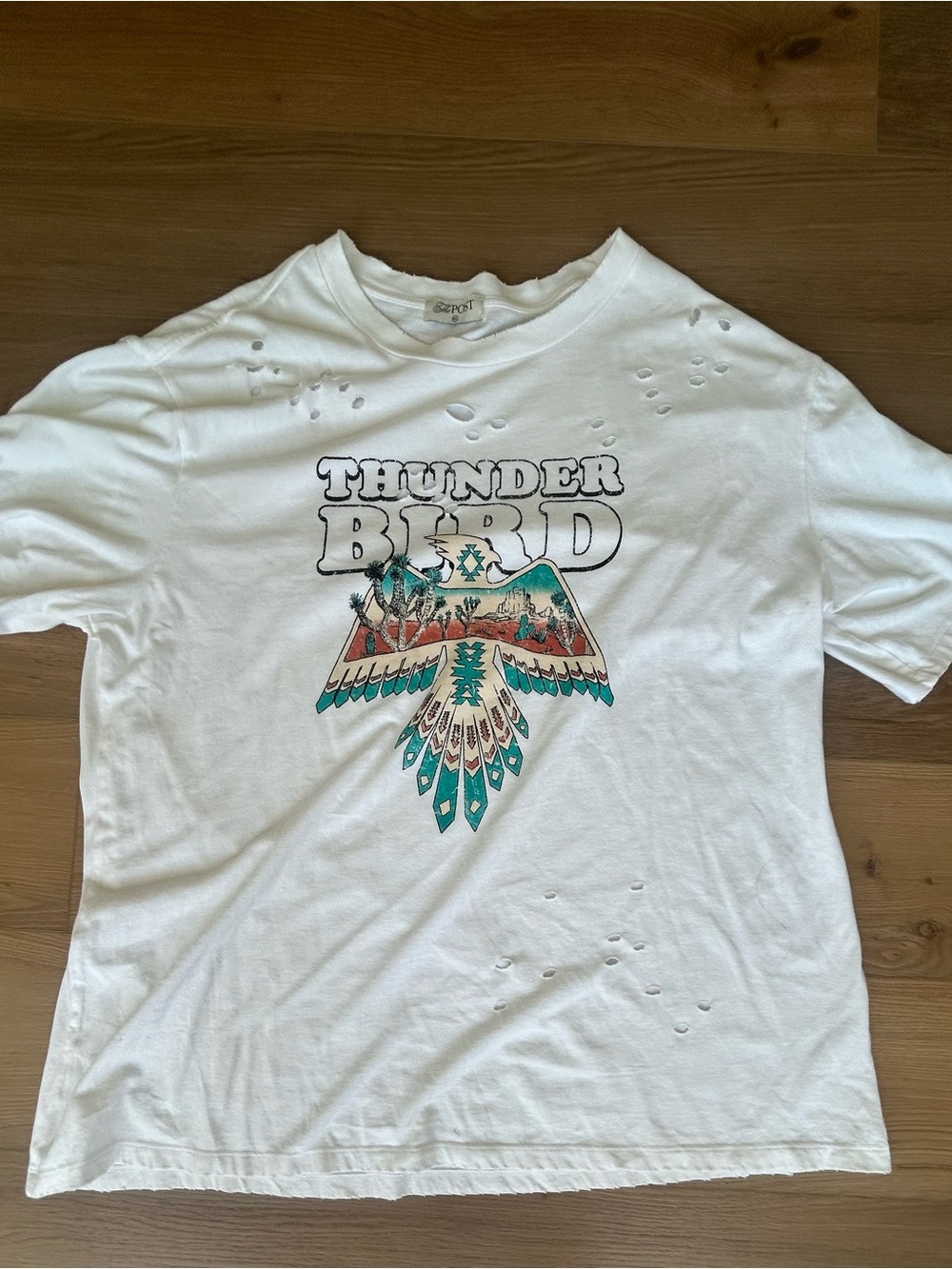 Thunder Bird Graphic Tee - White by The Post